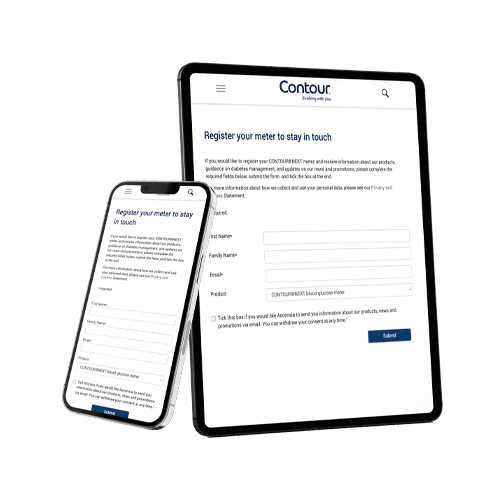 eRegistration on mobile devices